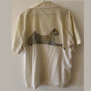 Vintage Cheetah Collared Shirt